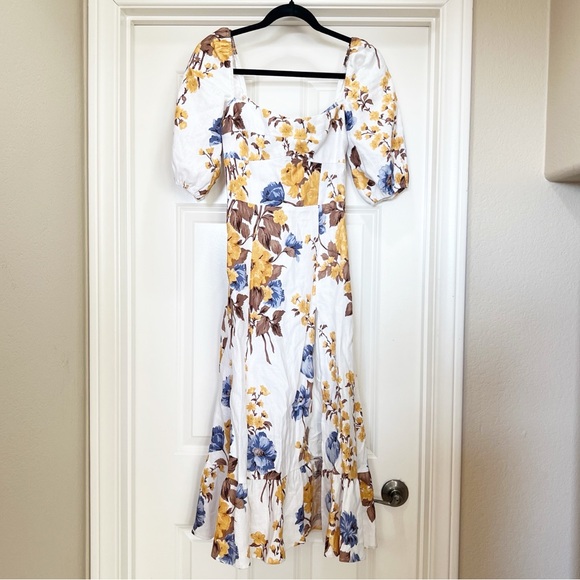 NWT Reformation Belgium Linen Dress 0 - Picture 6 of 12